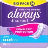 Bild von always discreet Einlagen bei Blasenschwäche Long Big Pack dm 26 Stück 1 Packung
