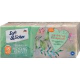 Bild von Soft & Sicher Taschentücher Recycling 4-lagig dm 15 Stück 1 Packung