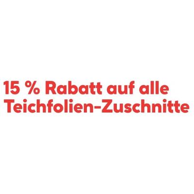 Bild von 15% Rabatt auf alle Teichfolien-Zuschnitte HELLWEG