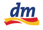 Logo von dm drogerie markt